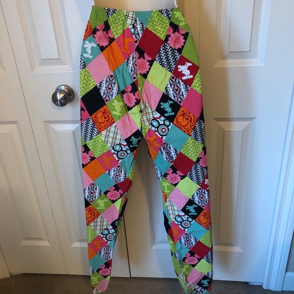 EUC Disney patchwork pajama pants. Size small - Picture 5 of 7